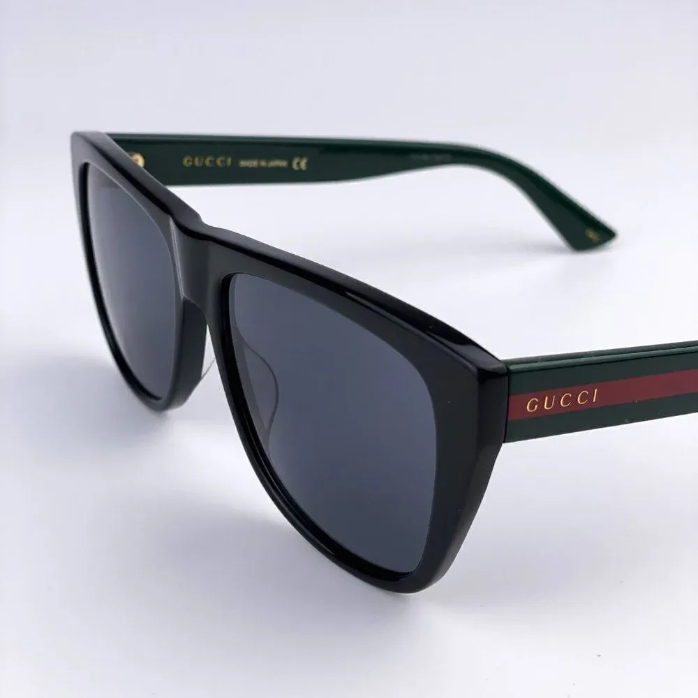 NEW GUCCI GG0926S 001 Black Green Gray Square Men Sunglasses
